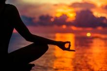 Sunrise Meditation on the beach