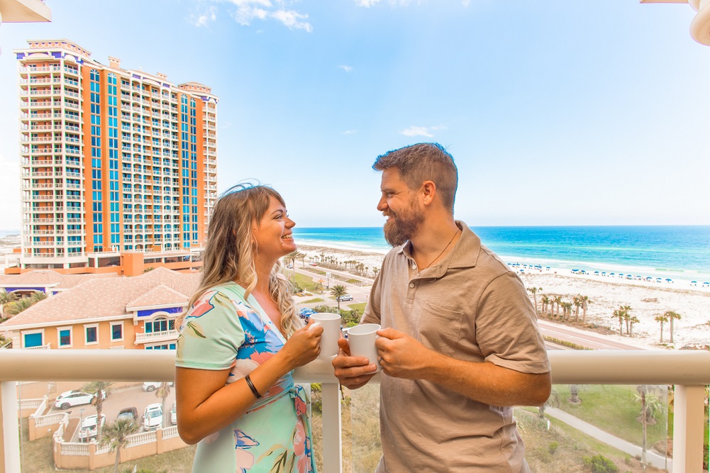 Couple on the Balcony