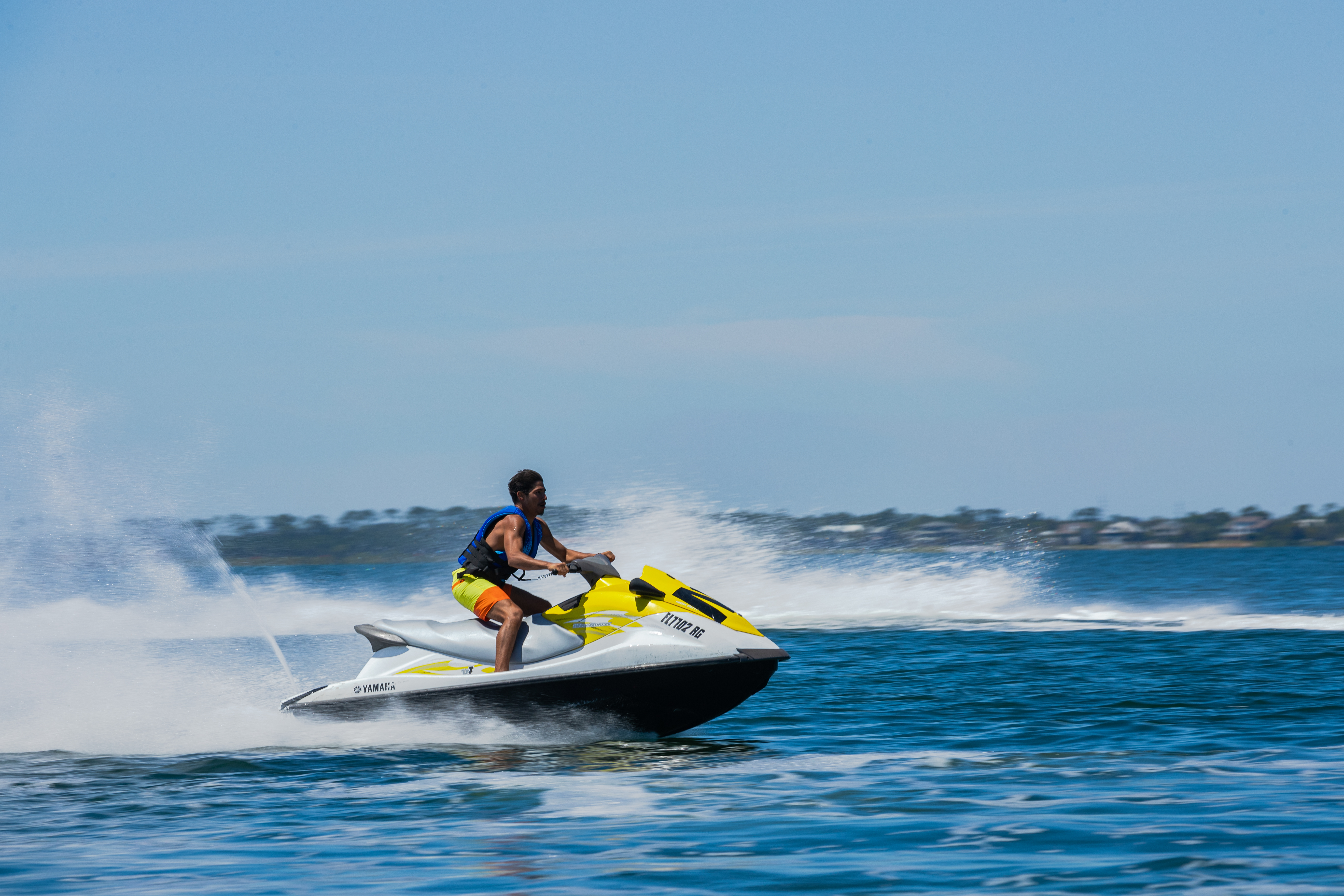 jet skiing at adventure cove 