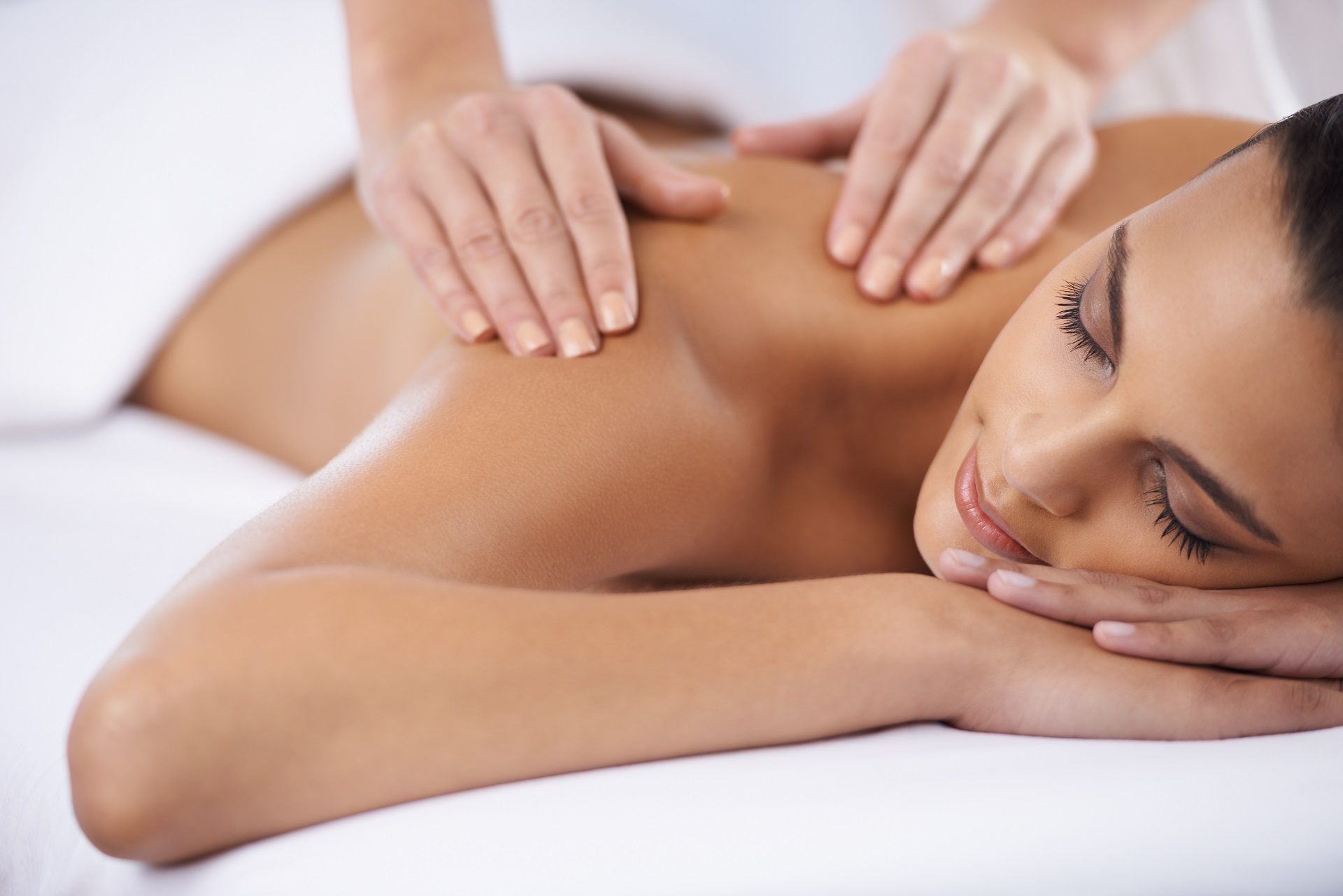 woman getting a massage for Mother's Day